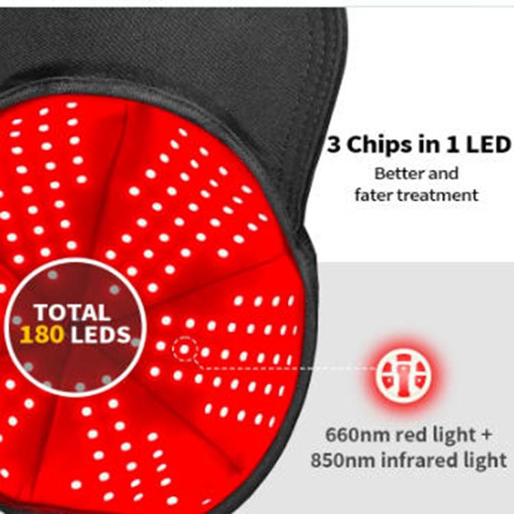 red light therapy cap